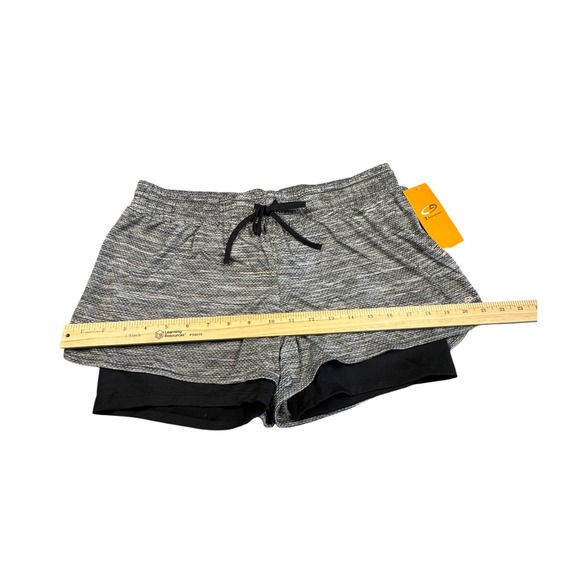 Champion C9 DuoDry+ Women's 2-in-1 Running Shorts Size L Gray NWT - Picture 9 of 12